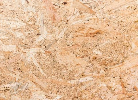 Close up texture of oriented strand board (OSB) Stock Photos