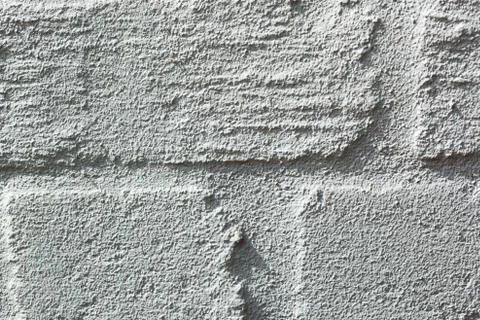 Close up of texture from a painted brick wall Stock Photos
