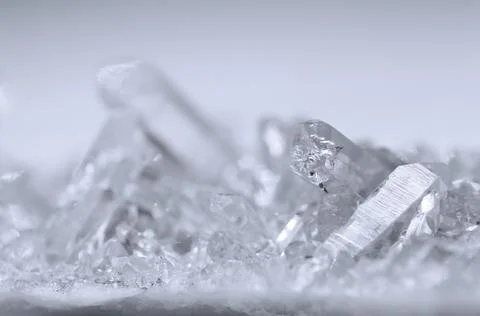 Close-up texture as part of a cluster filled with rhinestone crystals Stock Photos