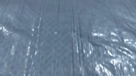 Close-up texture of a polypropylene bag. Stock Footage 198377577