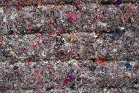 Close-up texture of recycled lining fabric for upholstery, insulation, soun.. Stock Photos