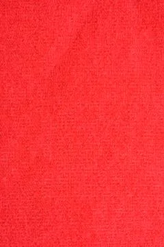 Close up texture of red wool textile, christmas decoration design Stock Photos