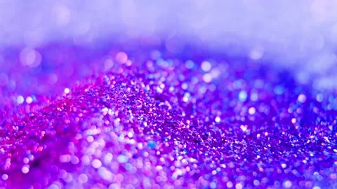 Close up of a texture selective focus circular vivid purple bokeh lights Stock Footage 174634507