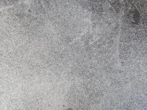 Close Up Texture of Shattered Ice Crystals on Frozen Water Foto stock