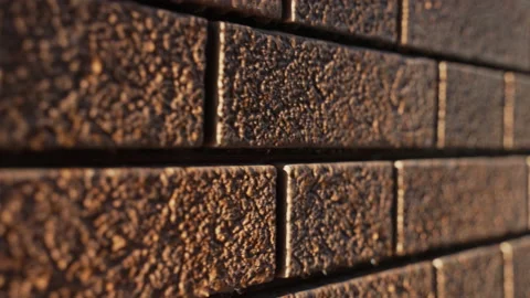 Close-up of the texture of the stone made of plastic Stock Footage 166751094