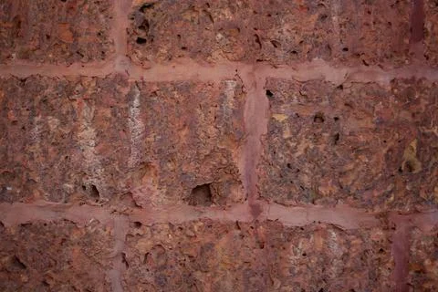 Close up texture stone texture, laterite stone, Corner 库存照片