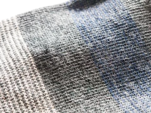 Close up texture of warm soft socks made of cotton wool Stock Photos