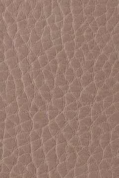 Close-up texture of warm taupe pebbled leather grain Stock Photos