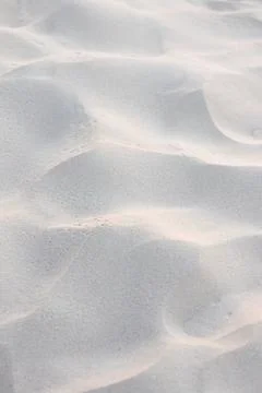 Close Up Texture of White Beach Sand Foto stock