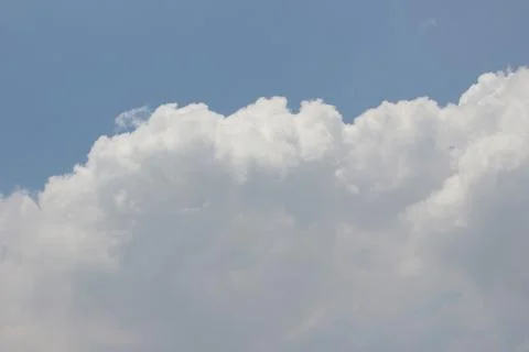 Close up texture of white clouds in the blue sky Stock Photos