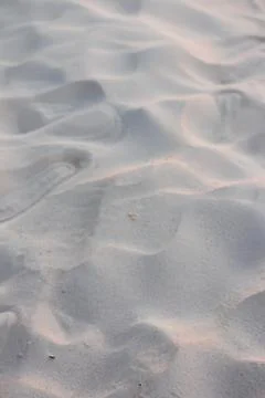 Close Up Texture of White Sand Beach Stock Photos