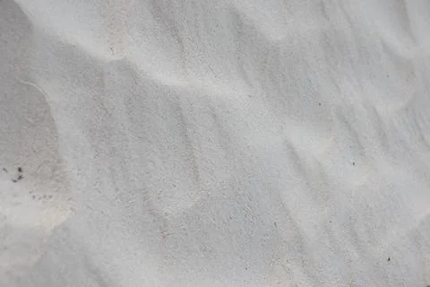 Close Up Texture of White Sand Dunes Foto stock