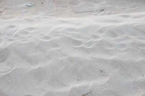 Close Up Texture of White Sand Stock Photos