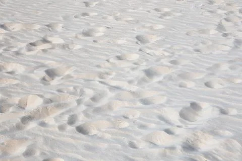 Close-up Texture of White Sand Stock-Fotos