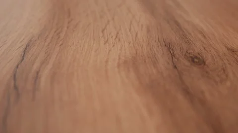 Close up texture of wooden table top with natural pattern. Stock Footage 240228044