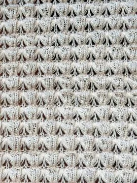 Close-up texture of woven fabric in neutral tones with diagonal ribbed pattern Stock Photos