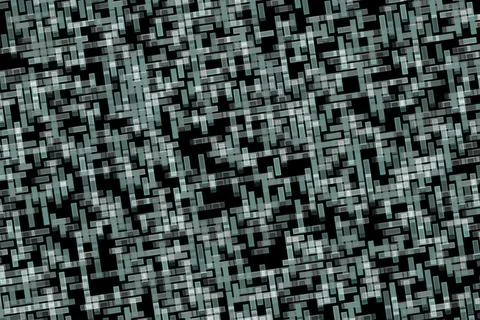 Close-up of textured black and white woven fabric Stock Illustration
