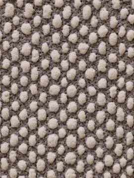 Close-up of textured pebble loop carpet surface Stock-Fotos