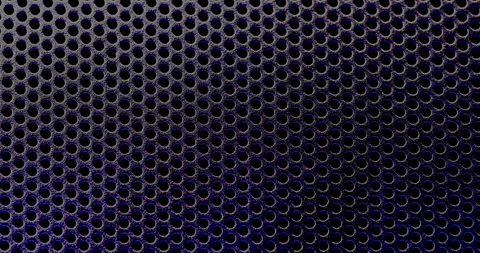 Close-up of a textured Perforated Metal Mesh.  Stock Footage 335127742