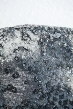 Close-up of textured surface with black, white, and gray ink patterns against a Stock Illustration