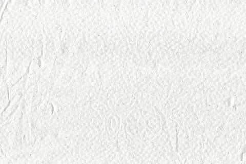 Close up of textured white paper with subtle wrinkles and imperfections 库存照片