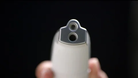 Close-up of thermometer Stock Footage 127041425