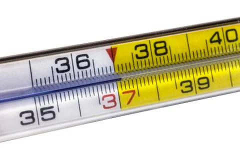 Close-up of a thermometer Stock Photos