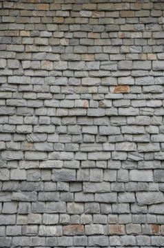 Close up of thick slates in Brittany Stock Photos
