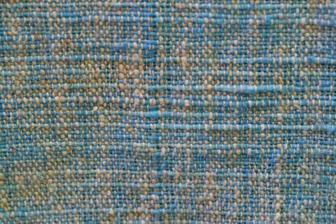 Close up thread linen fabric background texture with copy space Stock Photos