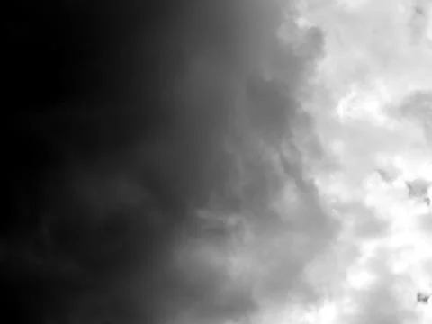Close-up of thunderclouds in the sky before a strong storm Stock Photos