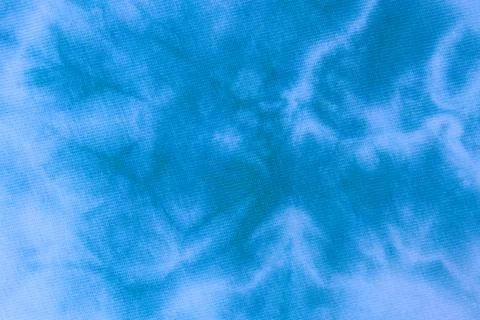Close up tie dye fabric pattern. Hand made texture. Foto stock