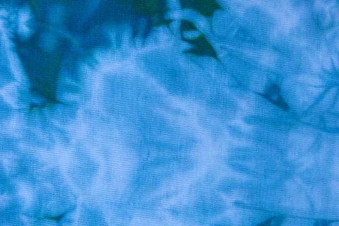Close up tie dye fabric pattern. Hand made texture. 스톡 사진