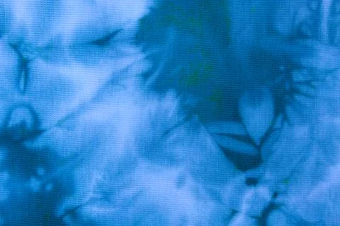 Close up tie dye fabric pattern. Hand made texture. Foto stock