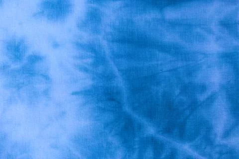 Close up tie dye fabric pattern. Hand made texture. Foto stock