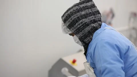 Close up tilt down shot of working woman Video stock 60765775