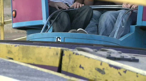 Close up Tilt-a-Whirl Stock Footage 863074