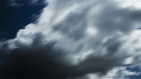 Close up time lapse of clouds moving across the sky Видео 139050577