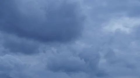 Close up timelapse of blue, white and grey clouds in 4K Stock Footage 158817933