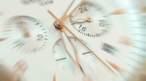Close-up Timelapse of Clock. Time Flies Concept. Video stock 61093793