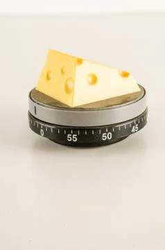 Close-up of timer clock Foto stock