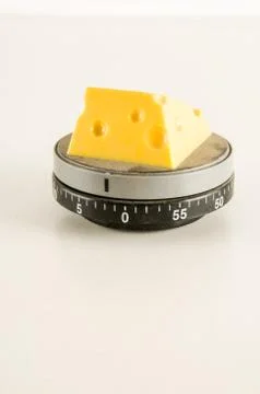 Close-up of timer clock Foto stock