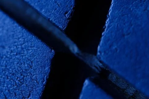 Close up tire texture pattern with blue light Foto stock