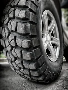 Close up off tire track . Stock-Fotos