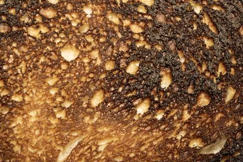 A Close Up of a Toasted Home Made Bread Slice Toast Showing Texture Stock Photos