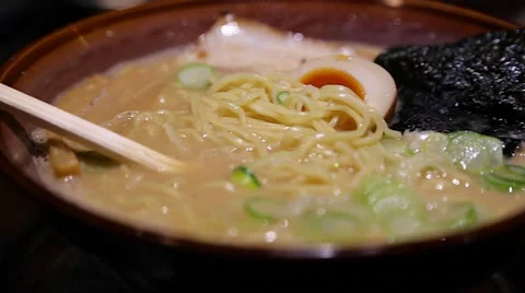 Close-up -  Tokyo Ramen shot Vidéo 47790741