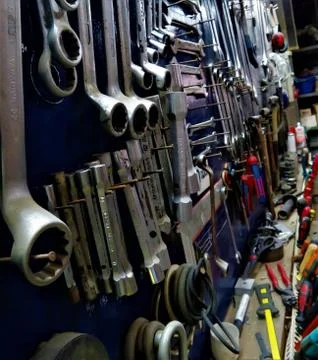 Close up tools Stock Photos