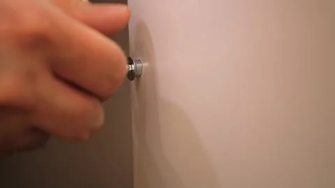 Close-up of tools screwdriver turning a screw. Video stock 146684413