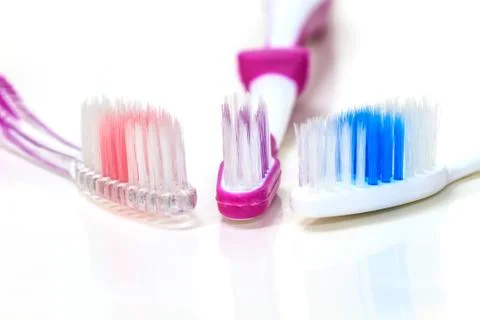 Close up tooth brush 스톡 사진