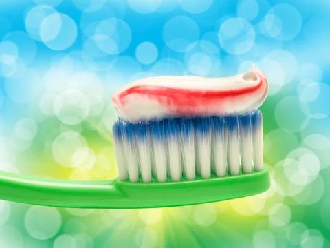 Close up of toothbrush Stock Photos