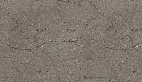 Close-up, top-down view of a textured, dark gray asphalt surface Illustrazione stock